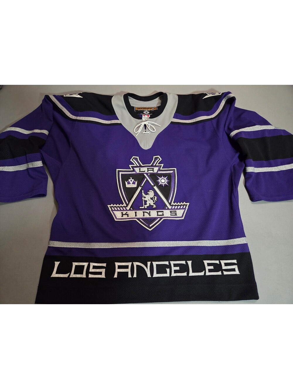 LUC ROBITAILLE LOS ANGELES LA Kings KOHO PURPLE JERSEY 52